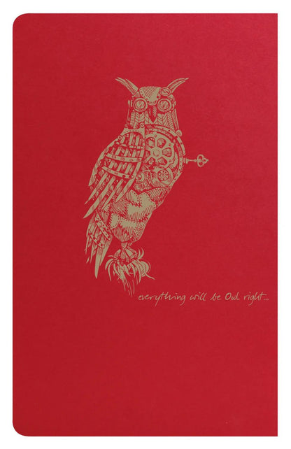 Fliegender Geist Red textile Sting Notebook 7,5x12cm 48p gefütterte passende Motive Elfenbeinpapier 90g - Rot (10er-Pack)