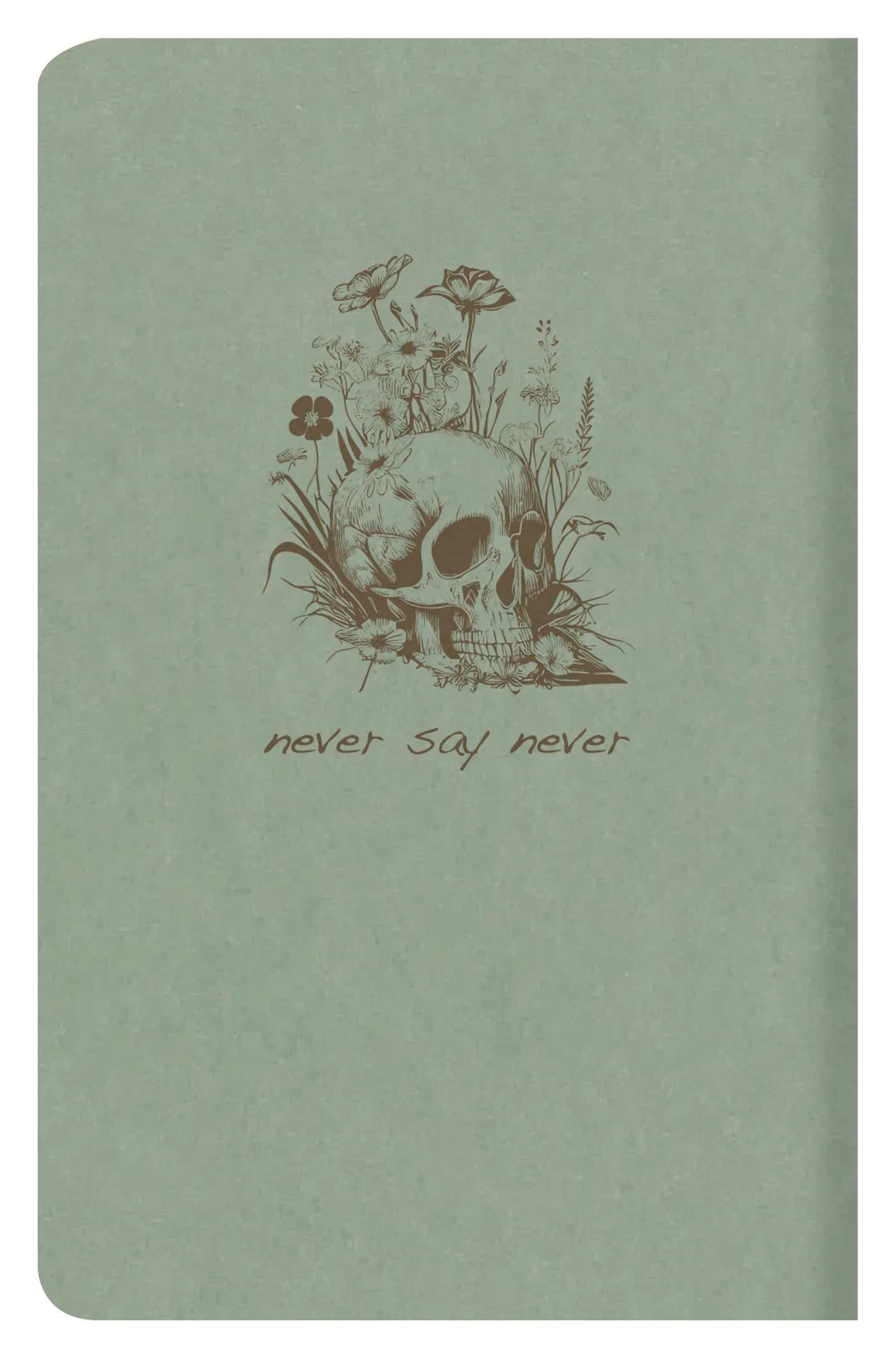 Flying Spirit textile stitching 11x17cm 96 pages lineed matching patterns ivory paper 90g - Black (Pack x5)