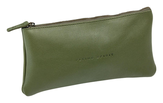 Flying Spirit leather case Plate 22x11cm - Kaki - New (Pack x8)