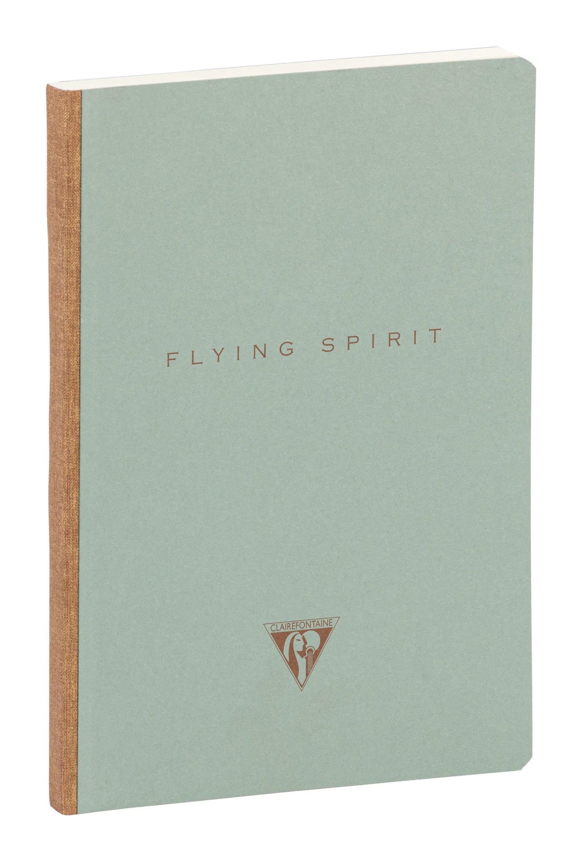 Flying Spirit booklet booklet genäht A5 192 Seiten gefüttert passende Motive Elfenbeinpapier 90g - Grün von grau (5er-Pack)
