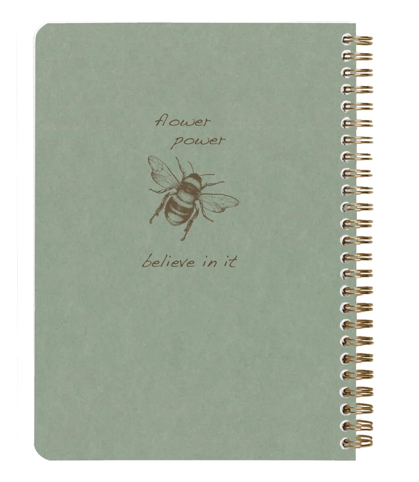 Flying Spirit Grün kompletter Taschenheft 14,8x21cm 120p abnehmbar. gefütterte Motive passend für Elfenbeinpapier 90g - Grün von grau (Paket x5)