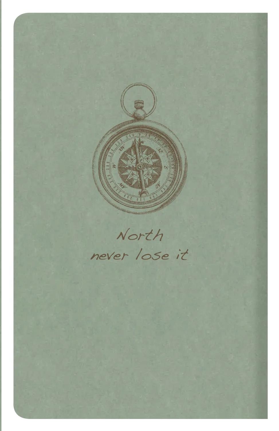 Flying Spirit tessile pungiglione 7,5x12cm 48 pagine foderate corrispondenti modelli carta avorio 90g - Verde di grigio (Pacchetto x10)