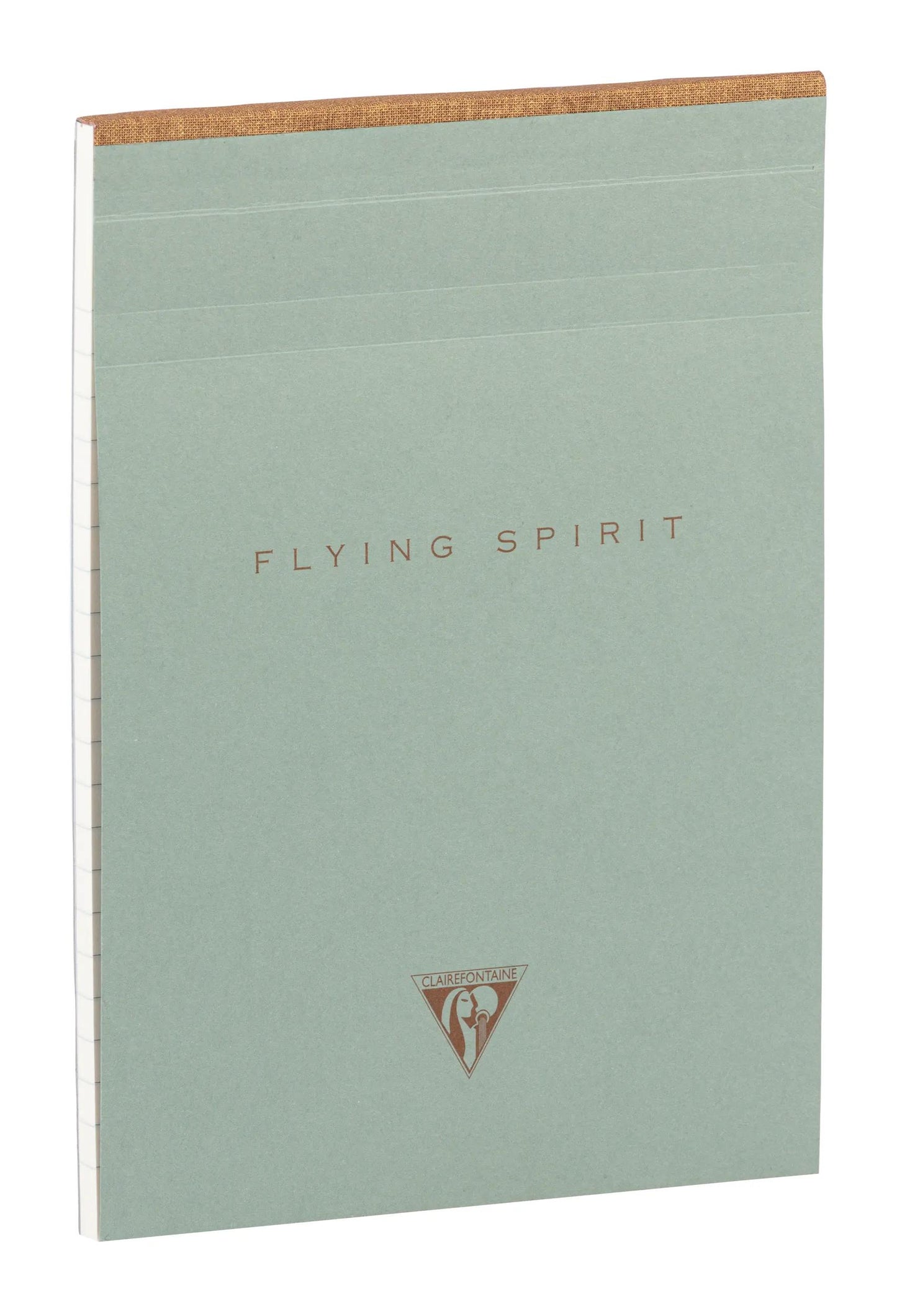 Flying Spirit Green star block head 14,8x21cm 140p detach. Lined matching patterns ivory paper 90g - Green of grey (Pack x5)