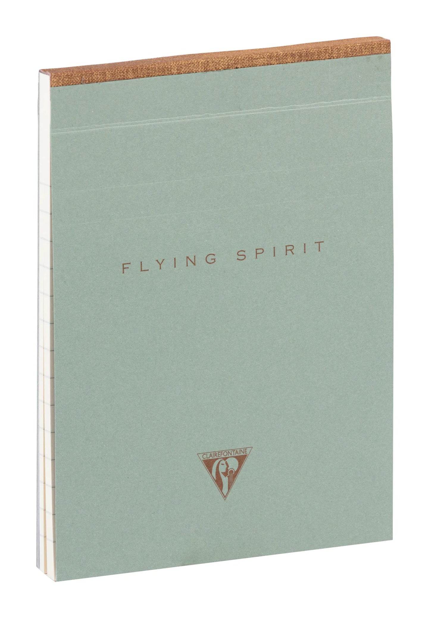 Flying Spirit Green Star block header A6 140p detach. Lined matching patterns ivory paper 90g - Green of grey (Pack x5)