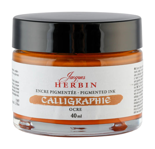 Calligraphy ink 40ml - Ocre (Pack x3)