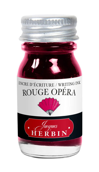 Inchiostro tradizionale in bottiglia 10ml - opera rossa (Pacchetto x6)