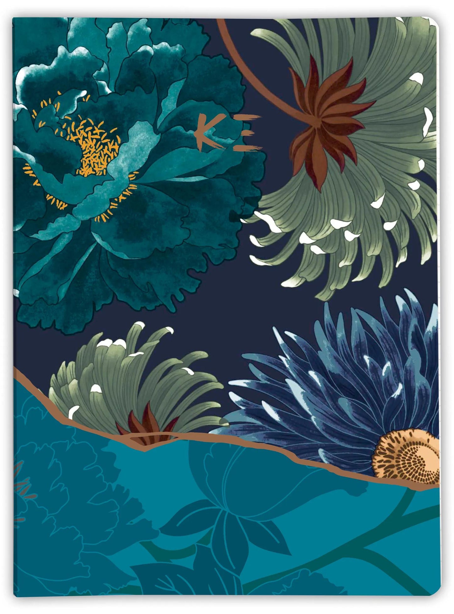 K3 blu, A5 legante completo 14.8x21 cm, 148 pagine, foderato, culo. - Multicolor (Pacchetto x4)
