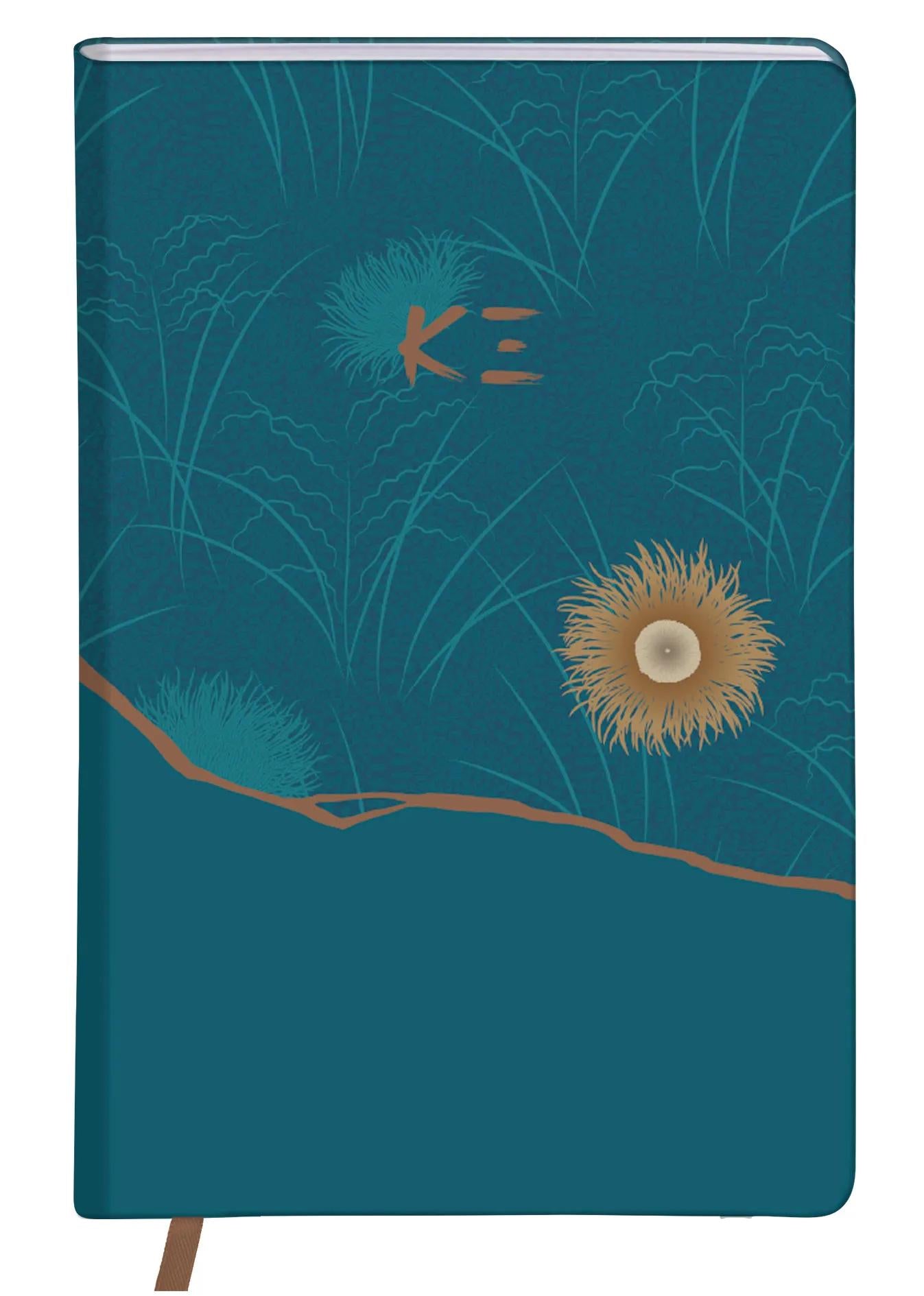 K3 blau, A6 10.5x14.8 cm, 160 Seiten, gefüttert, Bauchtasche auf der Rückseite, Seitenmarke, Arsch. - Mehrfarbig (Paket x4)