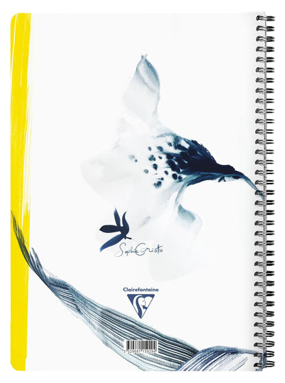 Inkebana, Komplettes Bindemittelbuch A4 21x29.7 cm, 148 Seiten, gefüttert und Rand, Arsch. - Mehrfarbig (4er-Pack)