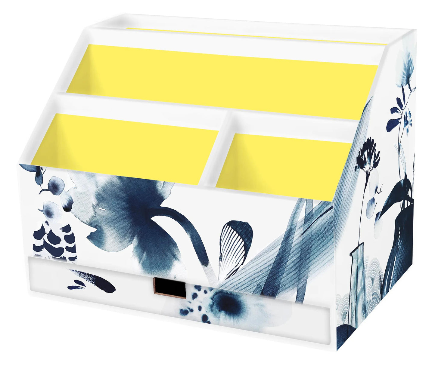 Inkebana, Letter holder with drawer 24x16x18 cm - Multicolor