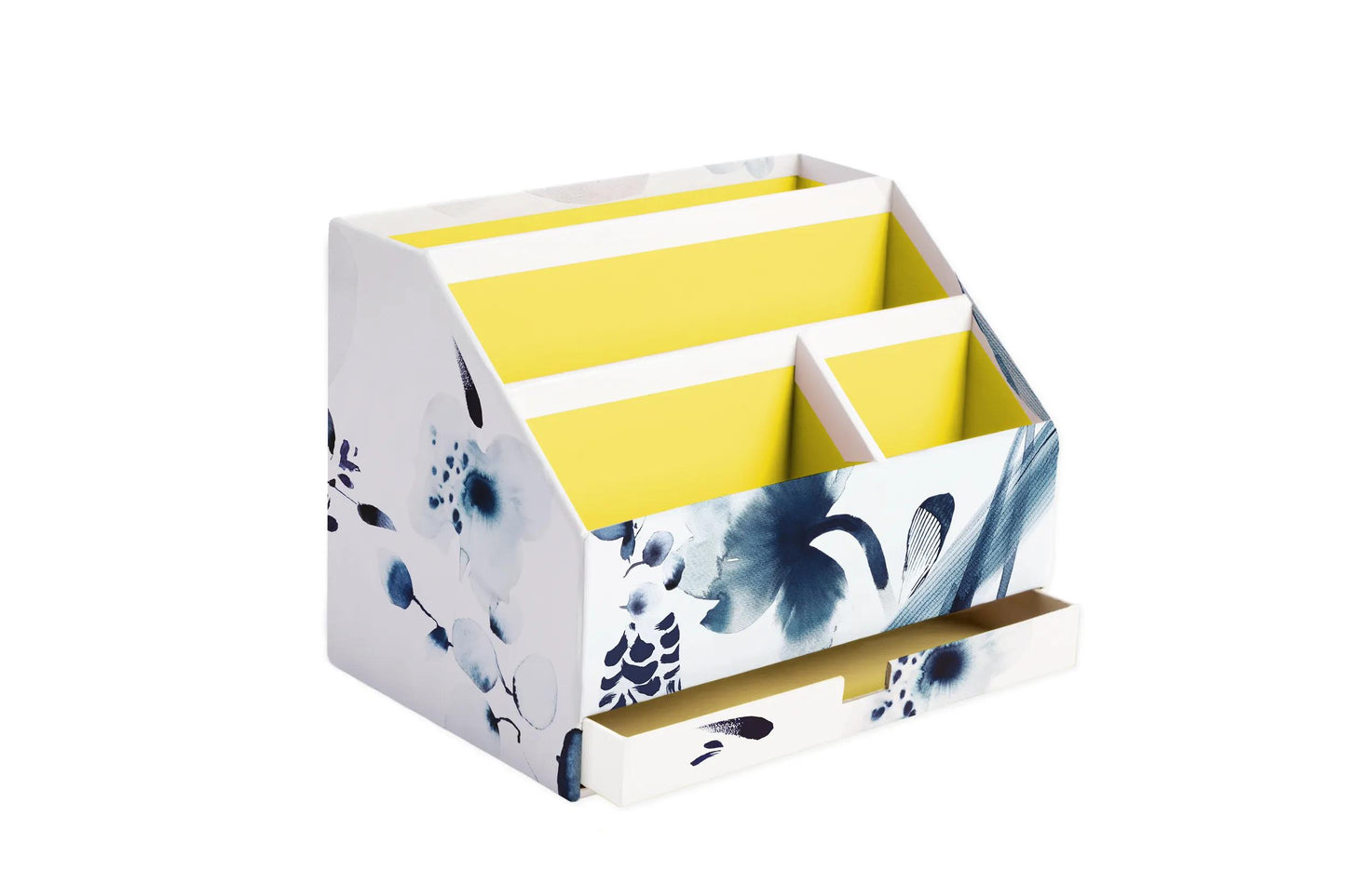 Inkebana, Letter holder with drawer 24x16x18 cm - Multicolor