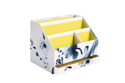 Inkebana, Letter holder with drawer 24x16x18 cm - Multicolor