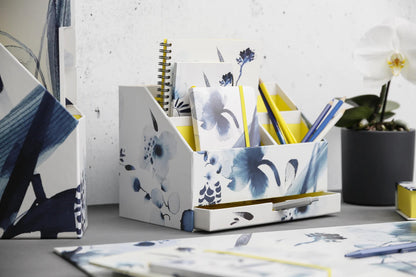 Inkebana, Letter holder with drawer 24x16x18 cm - Multicolor