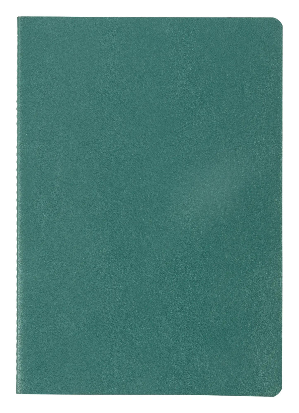 Ginkgo, Set of 2 notebooks sewn wire A5 14,8x21 cm, 64 pages, lineed. 1 leather cover book + 1 card cover card printed, ass.