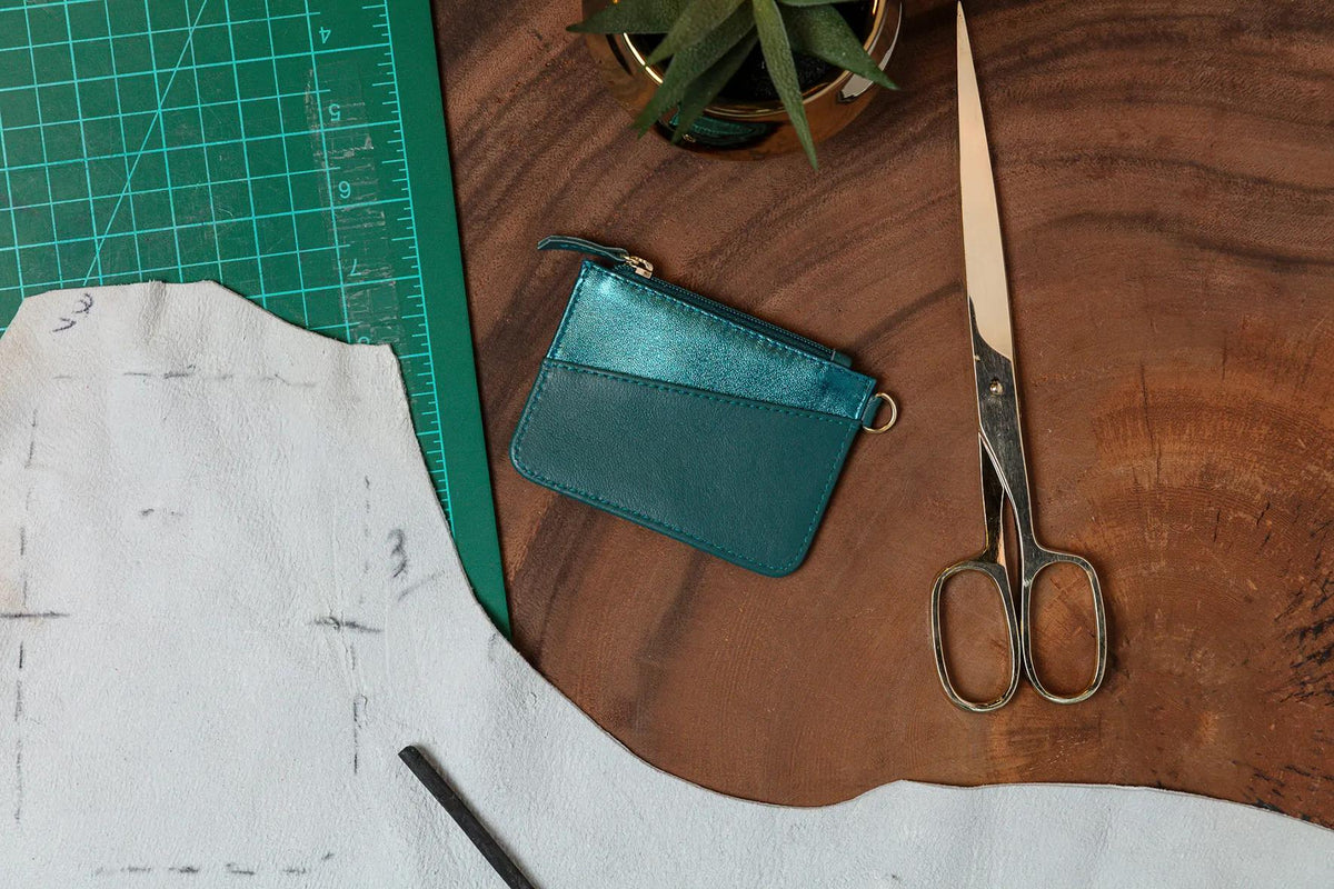 Ginkgo, Telefontasche & Lederzubehör (kleine Handytasche 10.5x16.5 cm + Kartenhalter 7.5x10.5 cm + Schlüsselring 7x6.5 cm) (3er-Pack)