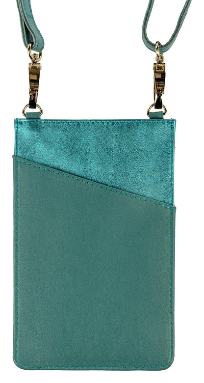 Ginkgo, Telefontasche & Lederzubehör (kleine Handytasche 10.5x16.5 cm + Kartenhalter 7.5x10.5 cm + Schlüsselring 7x6.5 cm) (3er-Pack)
