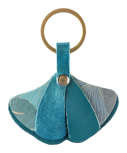 Ginkgo, Telefontasche & Lederzubehör (kleine Handytasche 10.5x16.5 cm + Kartenhalter 7.5x10.5 cm + Schlüsselring 7x6.5 cm) (3er-Pack)