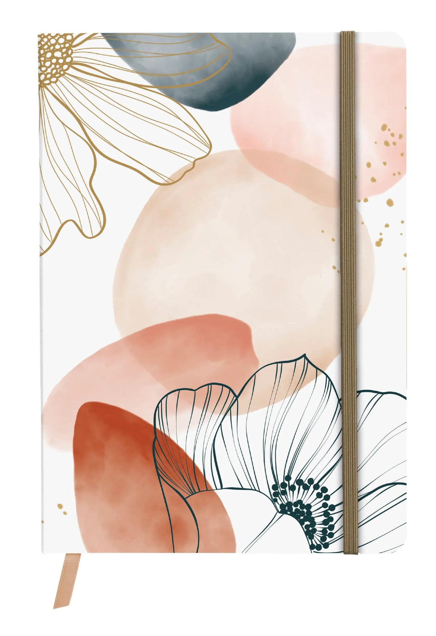 Evanescence, Day-to-Day quotidiano A5 14,8x21 cm, 192 pagine, dote, soffietto sul retro, mark-page, chiusura elastica, culo. - Multicolore (Pacchetto x4)