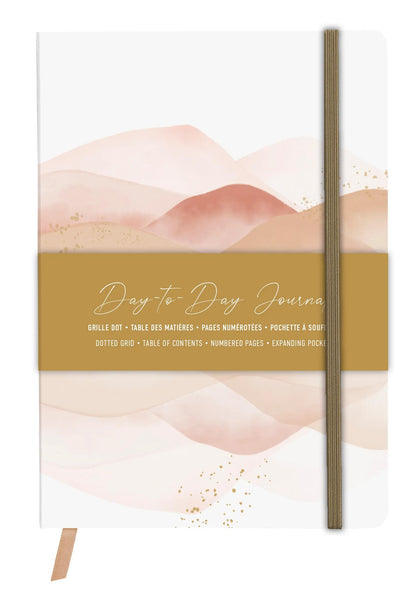 Evanescence, Day-to-Day Zeitung A5 14,8x21 cm, 192 Seiten, Dowry, Bauchtasche auf der Rückseite, Mark-Seite, elastischer Verschluss, Arsch. - Mehrfarbig (4er-Pack)