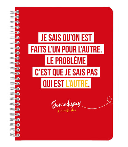 Jemedisais, A5 complete binder 14,8x21 cm, 148 pages, lined, matching. - Multicolor