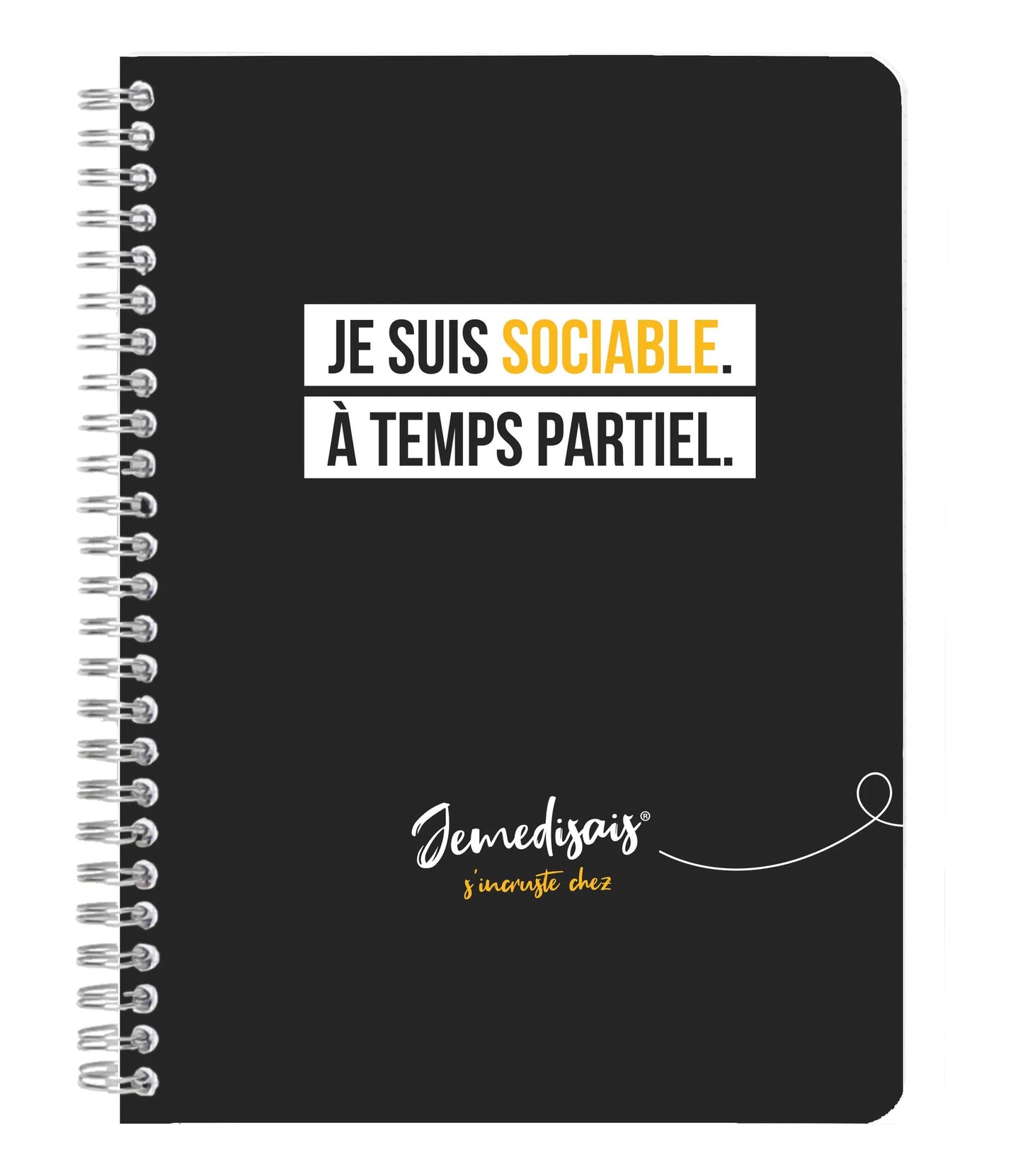 Jemedisais, A5 complete binder 14,8x21 cm, 148 pages, lined, matching. - Multicolor (Pack x4)