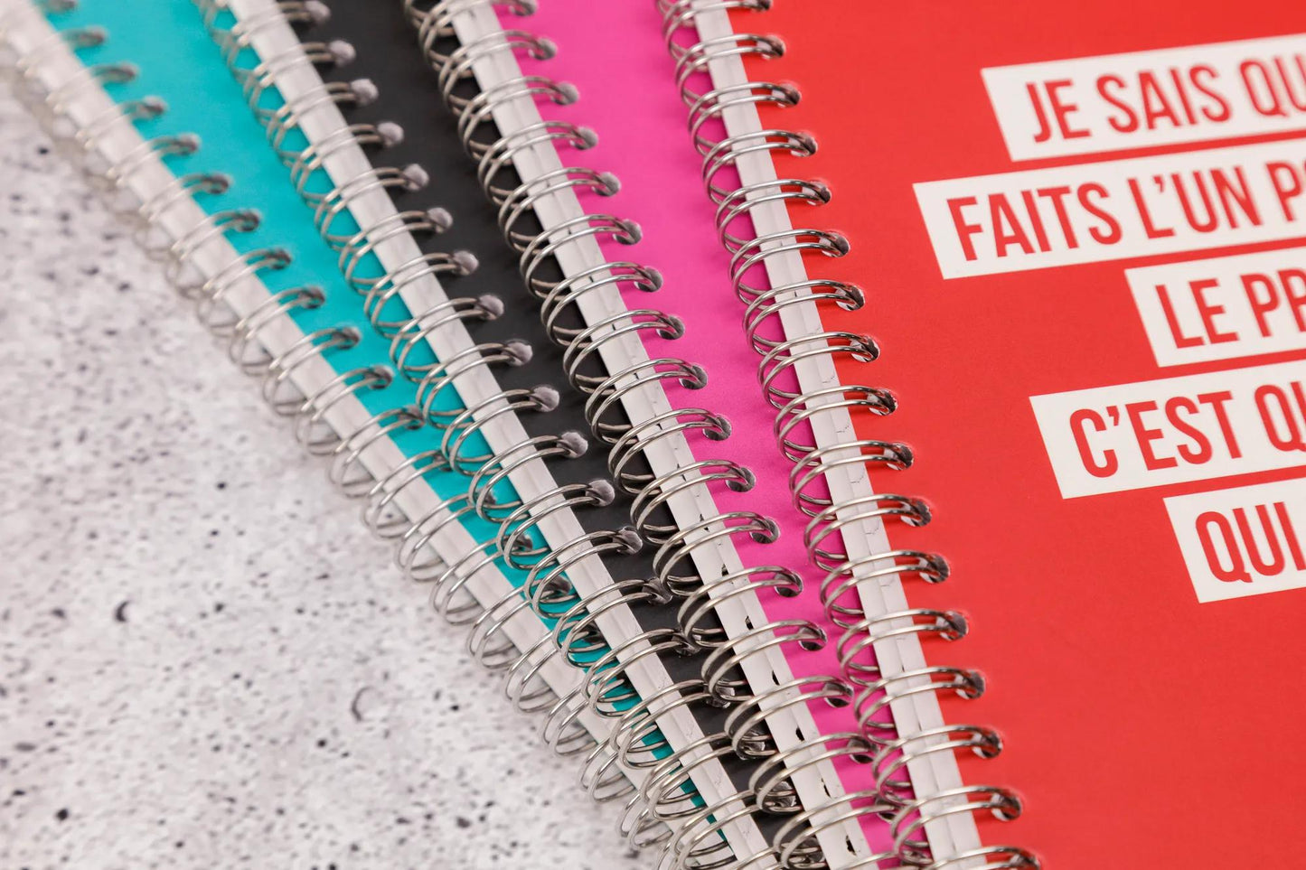 Jemedisais, A5 complete binder 14,8x21 cm, 148 pages, lined, matching. - Multicolor (Pack x4)