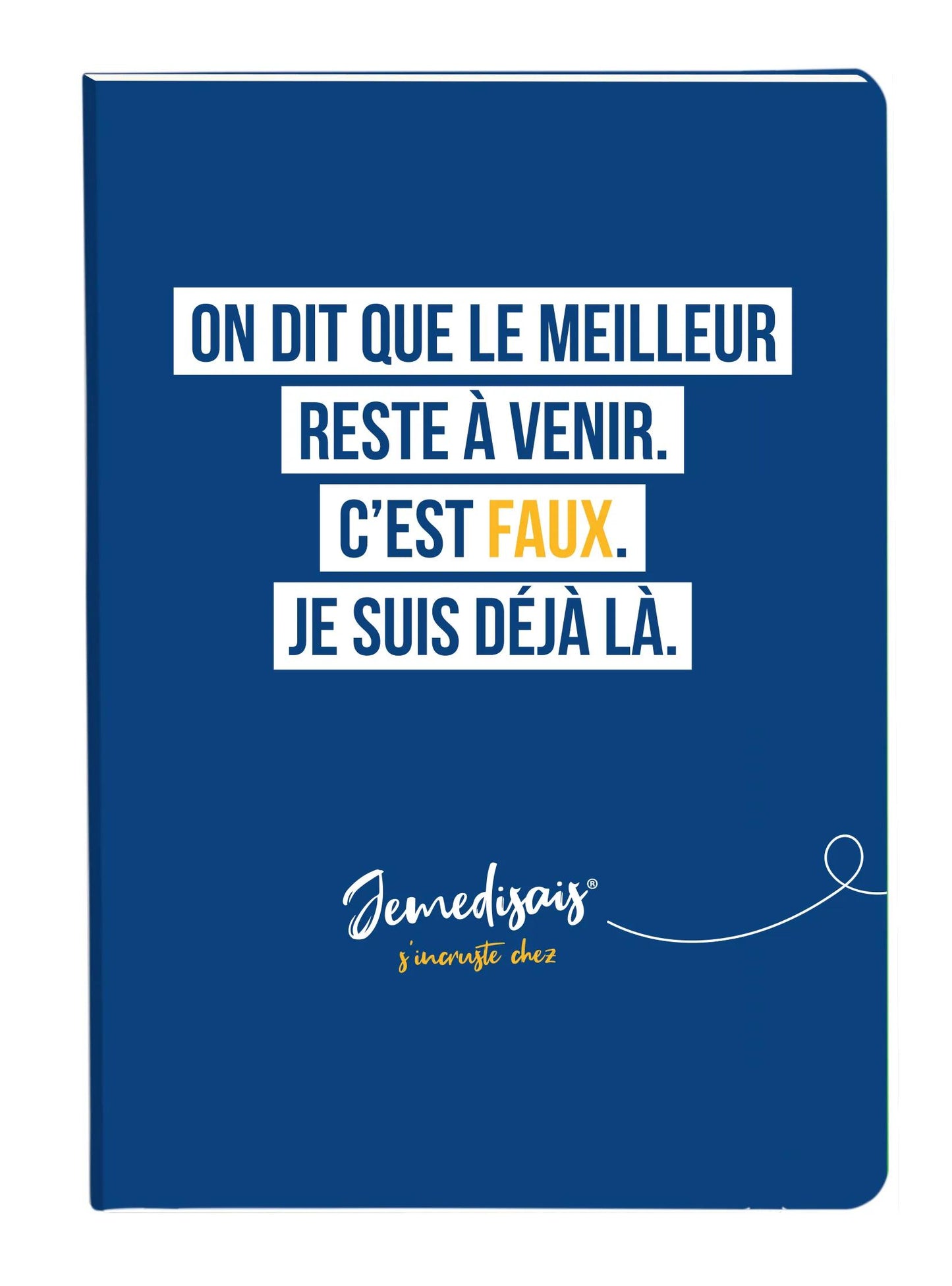 Jemedisais, Carnet broché A5 14,8x21 cm, 128 pages, ligné, assortis. - Multicolore (Lot x4)