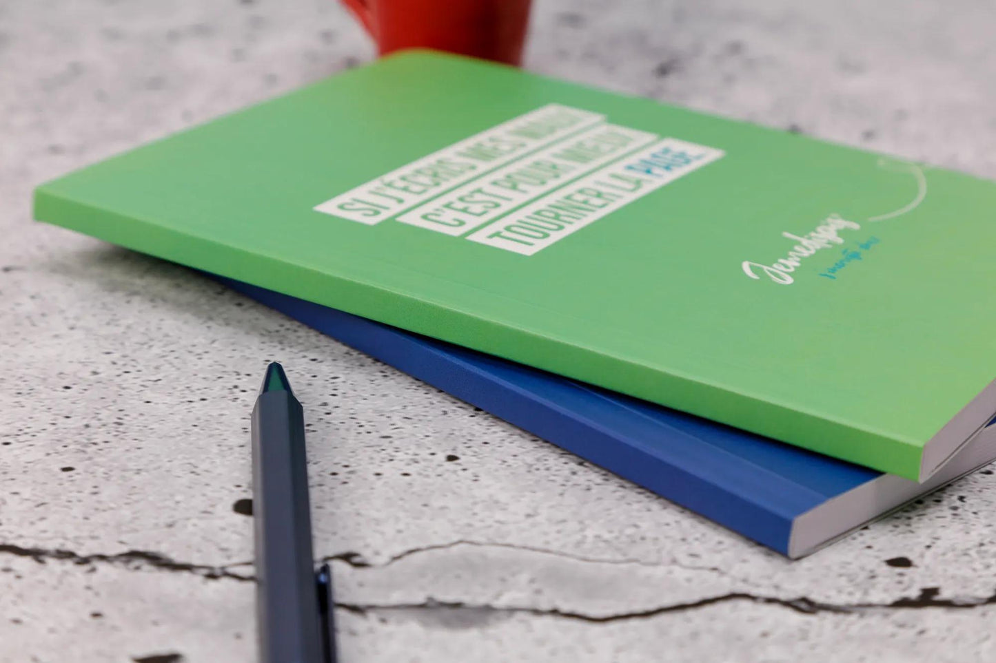 Jemedisais, Carnet broché A5 14,8x21 cm, 128 pages, ligné, assortis. - Multicolore (Lot x4)