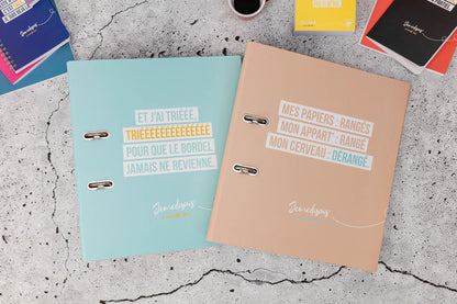 Jemedies, A4 lever binder back 7cm, matching. - Multicolor