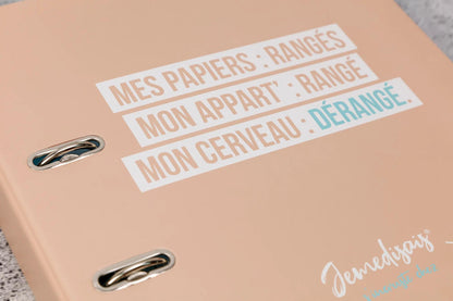 Jemedies, A4 lever binder back 7cm, matching. - Multicolor