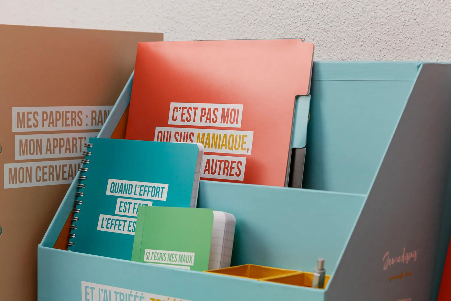 Jemedisais, Set von 3 Beuteln mit Laschen 22x31 cm, passend. - Mehrfarbig (Paket x5)