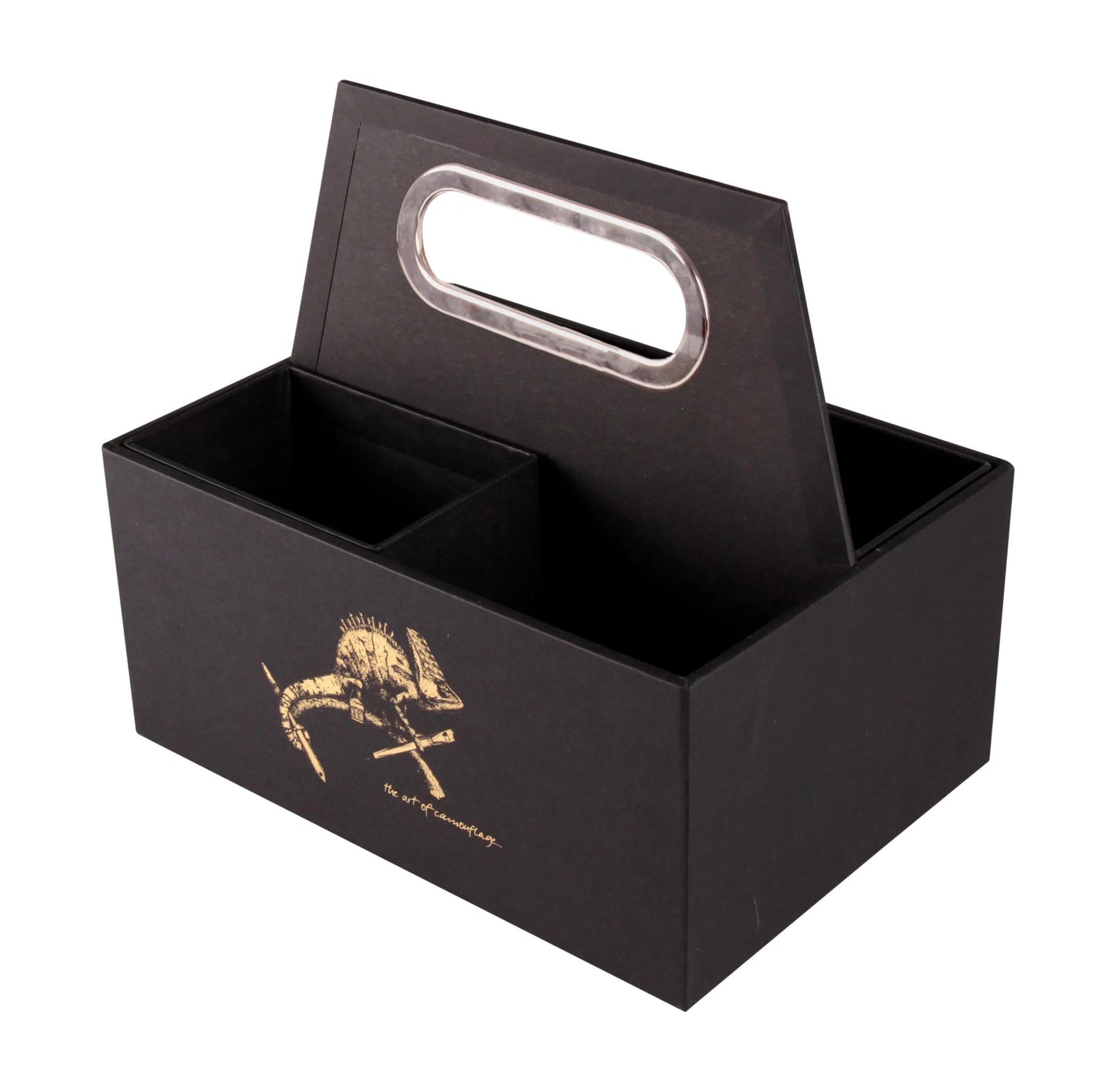FLYING SPIRIT, Nomadic storage box 22x14x19 cm - Black (Pack x2)