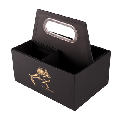FLYING SPIRIT, Nomade Aufbewahrungsbox 22x14x19 cm - Schwarz (2er-Pack)