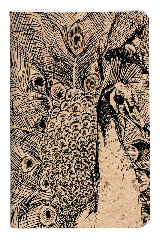 The white cherry, Sewn notebook thread 7.5x12 cm, 48 pages, plain, ass. (Pack x36)