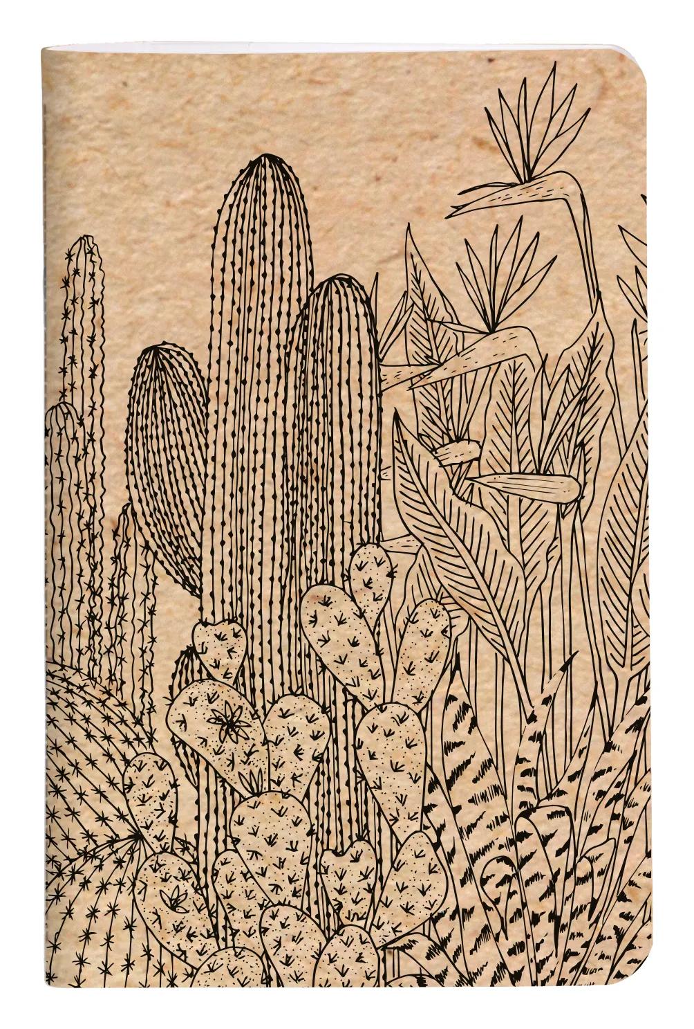 The white cherry, Sewn notebook thread 7.5x12 cm, 48 pages, plain, ass. (Pack x36)