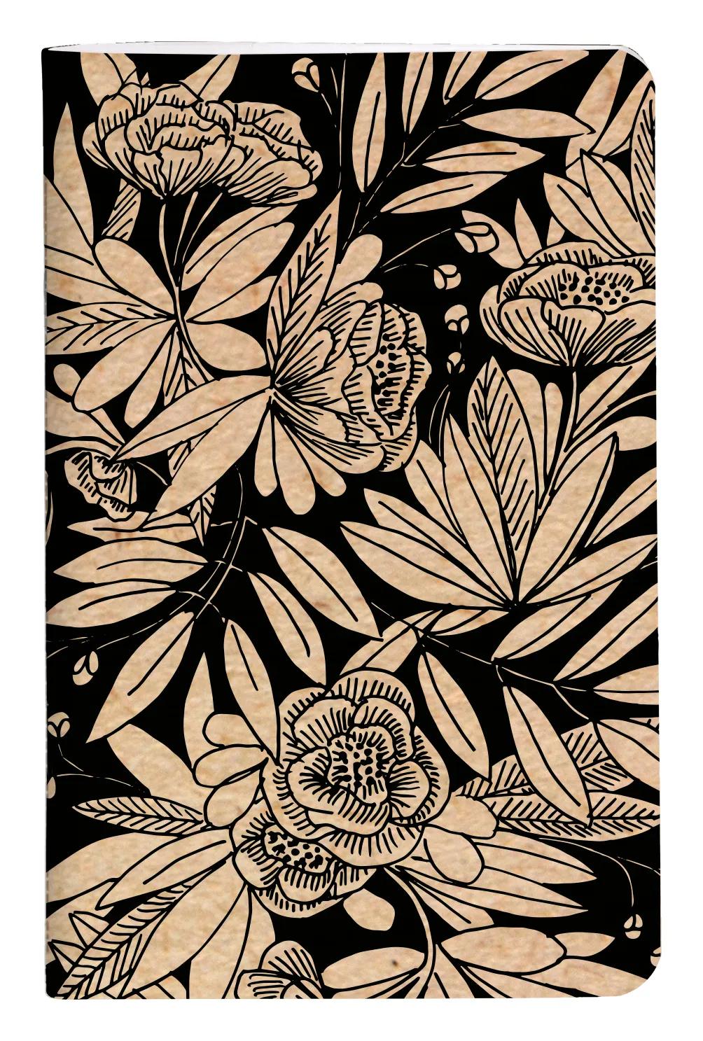 The white cherry, Sewn notebook thread 7.5x12 cm, 48 pages, plain, ass. (Pack x36)