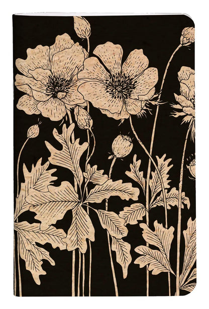 The white cherry, Sewn notebook thread 7.5x12 cm, 48 pages, plain, ass.