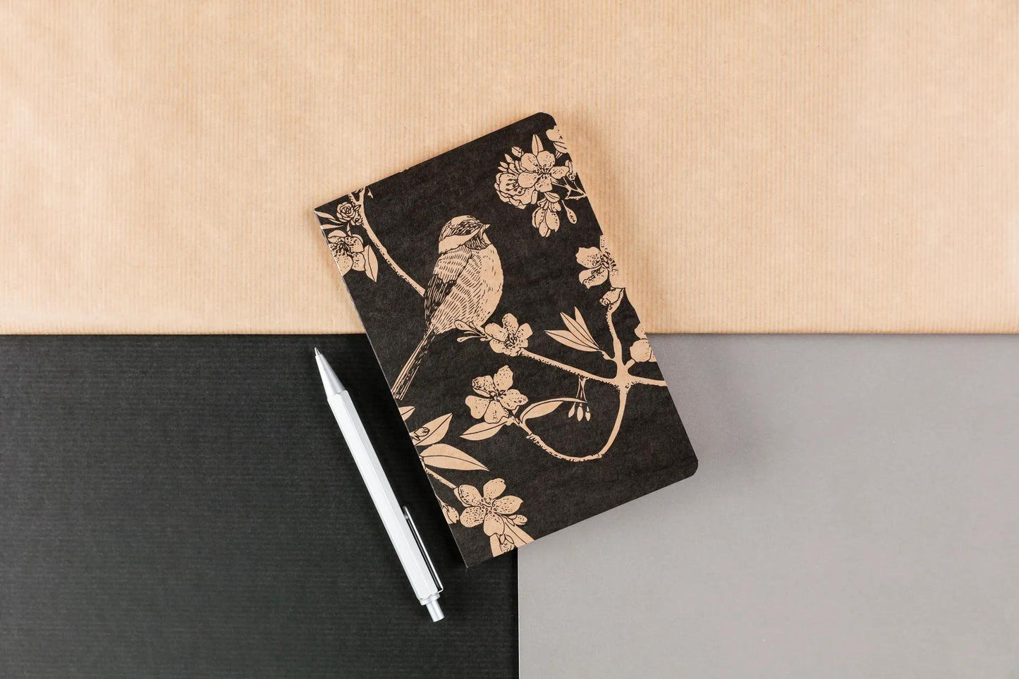 Le cerisier blanc, Carnet cousu fil 11x17 cm, 64 pages, ligné, ass. (Lot x8)
