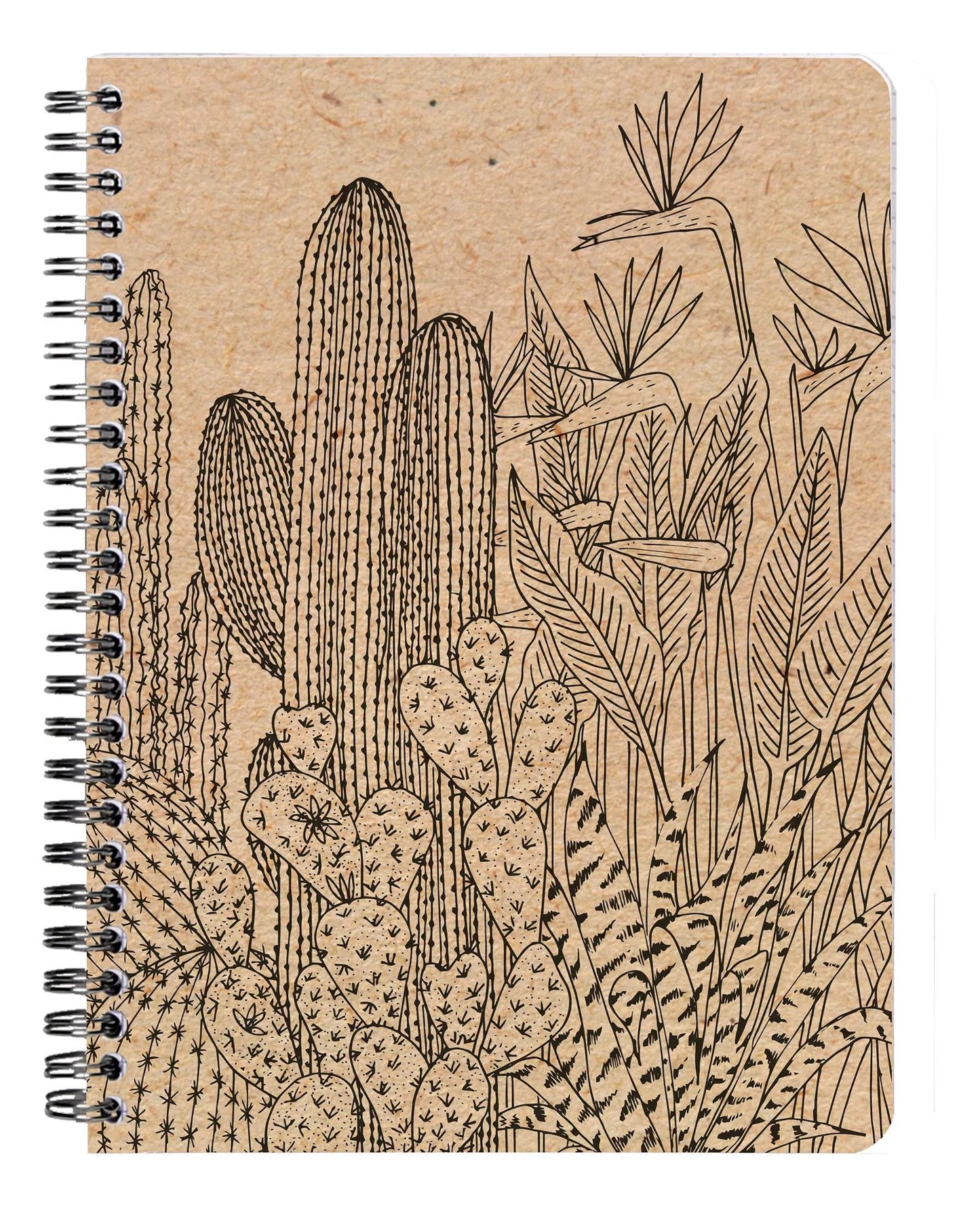 Le cerisier blanc, Carnet reliure intégrale A5 14,8x21 cm, 148 pages, ligné, ass. (Lot x4)