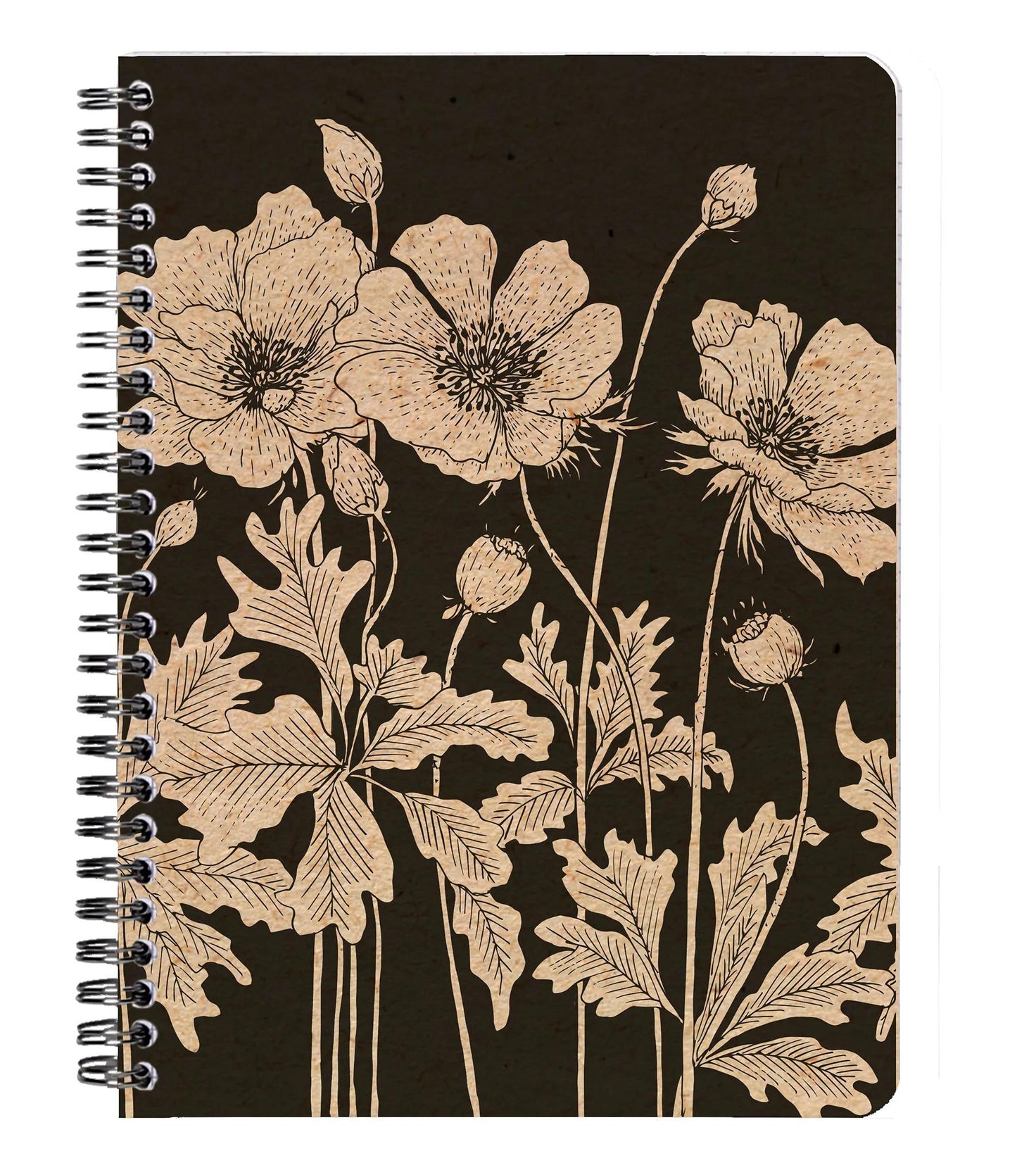 Le cerisier blanc, Carnet reliure intégrale A5 14,8x21 cm, 148 pages, ligné, ass. (Lot x4)