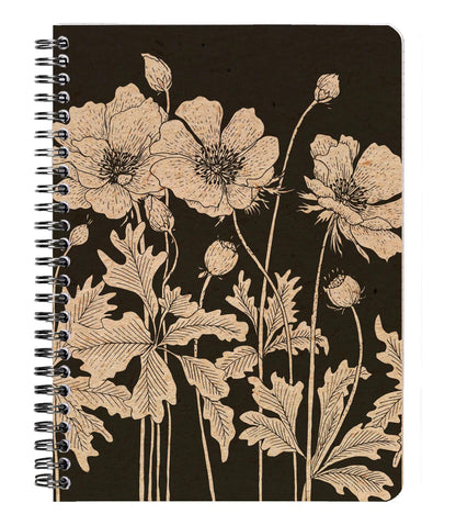 Der weiße Kirschbaum, kompletter Binder A5 14,8x21 cm, 148 Seiten, gefüttert, Arsch. (4er-Pack)