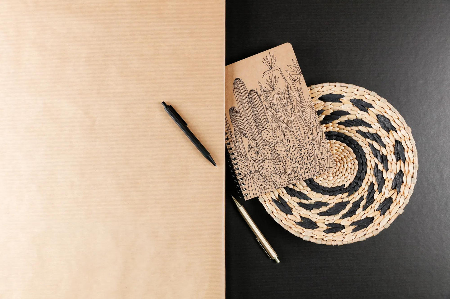 Le cerisier blanc, Carnet reliure intégrale A5 14,8x21 cm, 148 pages, ligné, ass. (Lot x4)