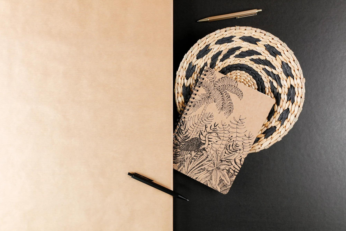 Le cerisier blanc, Carnet reliure intégrale A5 14,8x21 cm, 148 pages, ligné, ass. (Lot x4)