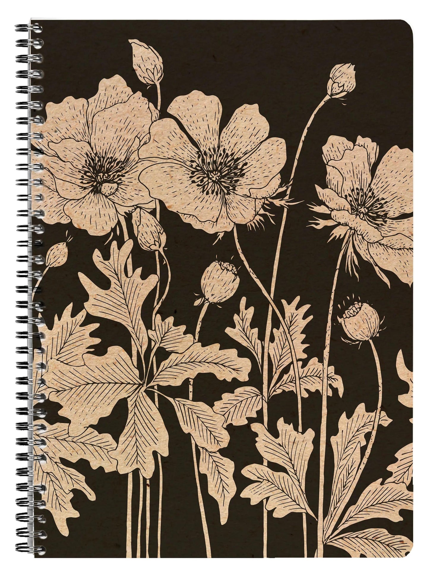 Le cerisier blanc, Cahier reliure intégrale A4 21x29,7 cm, 148 pages, ligné et marge, ass. (Lot x4)