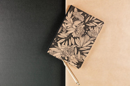 Der weiße Kirschbaum, Booklet flexible Prospekt A5 14,8x21 cm, 160 Seiten, gefüttert, zurückgezogen, Arsch. (4er-Pack)