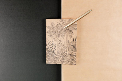 Der weiße Kirschbaum, Booklet flexible Prospekt A5 14,8x21 cm, 160 Seiten, gefüttert, zurückgezogen, Arsch. (4er-Pack)