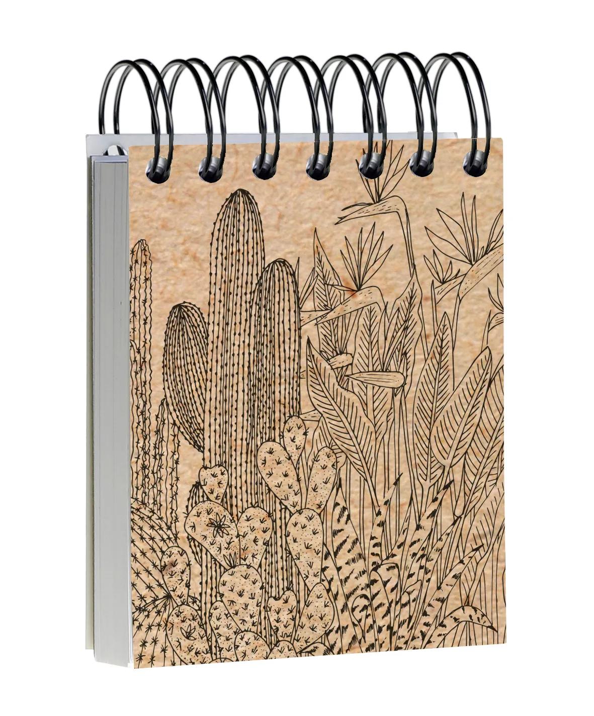 Die weiße Kirsche, Block integraler Binderkopf 9x11 cm, 160 Blätter, glatt, Arsch. (Paket x6)