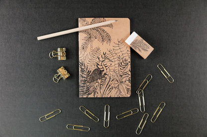 The white cherry tree, Kit of stationery containing a notebook 11x17 cm 64 lines pages, a pencil of paper, 2 double clips, 10 trombones and a gum