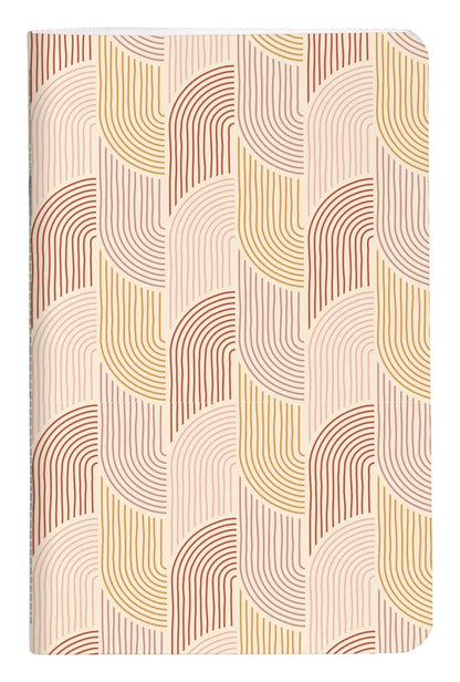 Terracotta, Sewn notebook thread 7.5x12 cm, 48 pages, plain, ass.