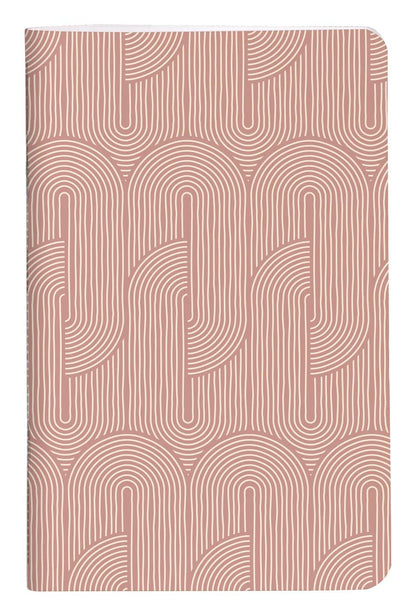 Terracotta, Sewn notebook thread 7.5x12 cm, 48 pages, plain, ass.